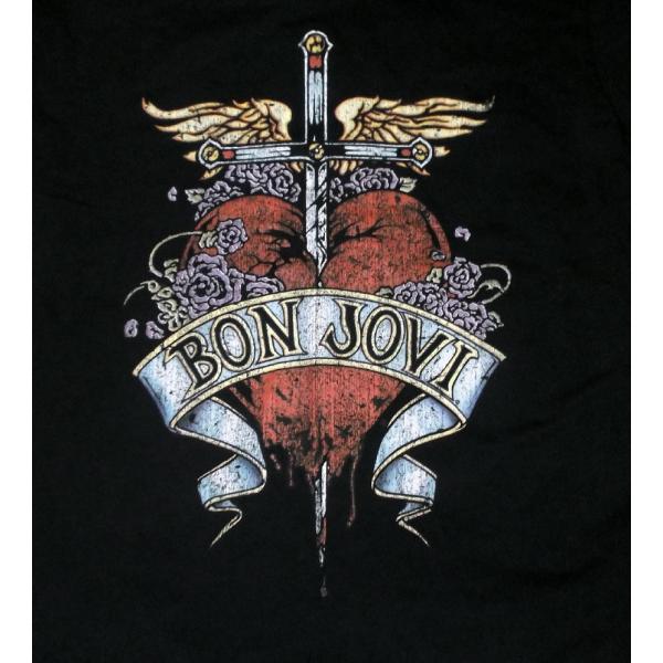 ボン ジョヴィ Tシャツ BON JOVI HEART 正規品