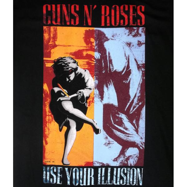 ガンズ アンド ローゼス Tシャツ Guns N' Roses ILLUSION 正規品