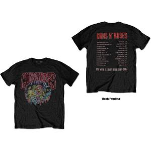 ガンズ アンド ローゼス Tシャツ Guns N&apos; Roses ILLUSION TOUR 黒 正規...