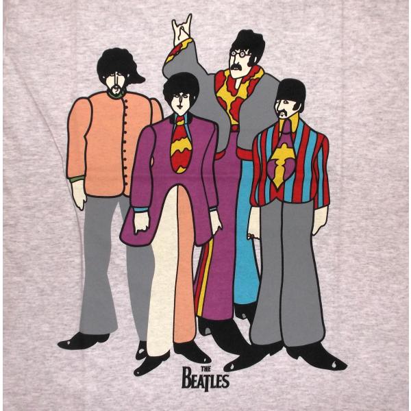 ザ・ビートルズ Tシャツ The BEATLES YELLOW SUBMARINE Grey イエロ...