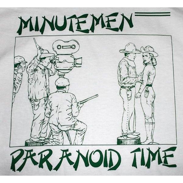 ミニットメン Tシャツ MINUTEMEN Paranoid 正規品 ロックTシャツ バンドＴシャツ