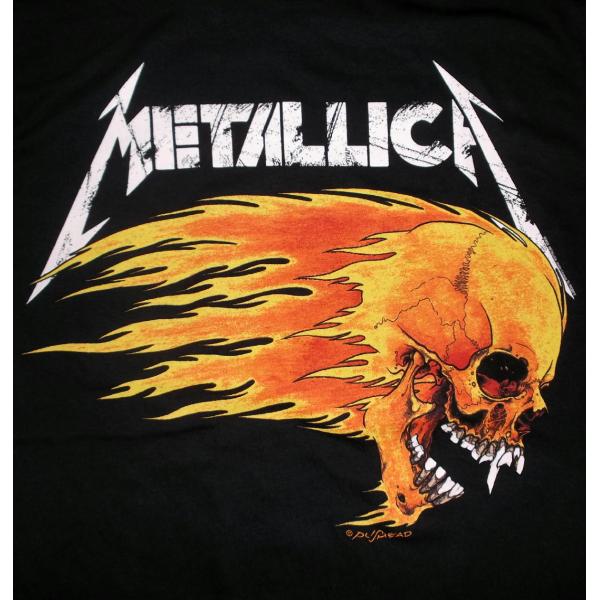 メタリカ Tシャツ METALLICA FLAMING SKULL TOUR &apos;94 正規品 ロック...