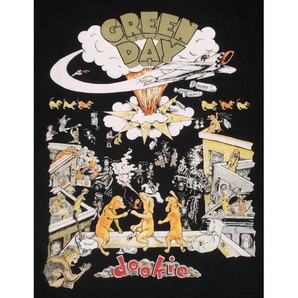 グリーン デイ Tシャツ GREEN DAY 1994 Dookie ツアー 黒 正規品