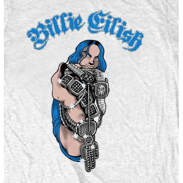 ビリー アイリッシュ Tシャツ Billie Eilish Bling 正規品 白 ロックTシャツ ...