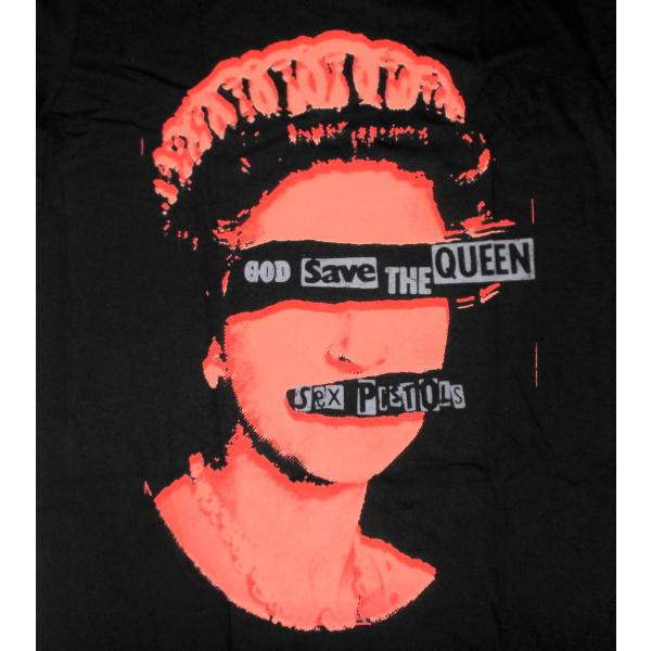 セックス ピストルズ Tシャツ Sex Pistols QUEEN 黒 正規品 ロックTシャツ バン...