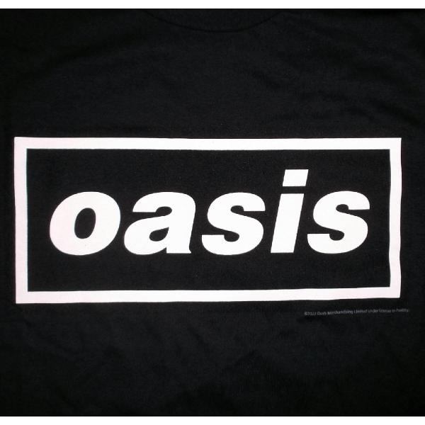 オアシス Tシャツ OASIS Decca Logo 正規品 黒 ロックTシャツ バンドTシャツ