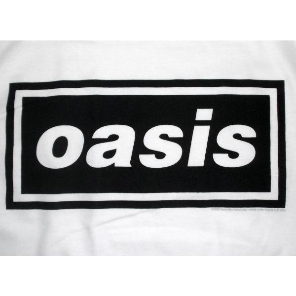 オアシス Tシャツ OASIS Decca Logo 正規品 白