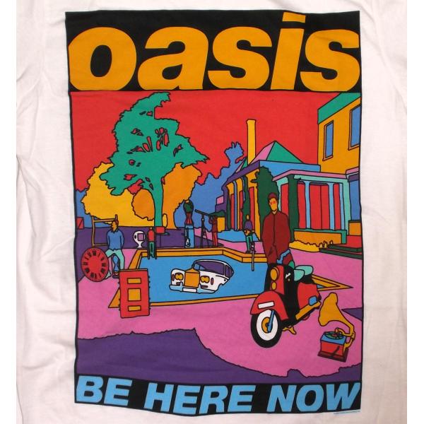 オアシス Tシャツ OASIS BE HERE NOW ILLUSTRATION  (Yellow ...
