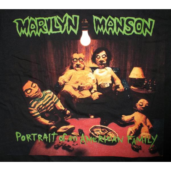 マリリン マンソン Tシャツ Marilyn Manson AMERICAN FAMILY 正規品