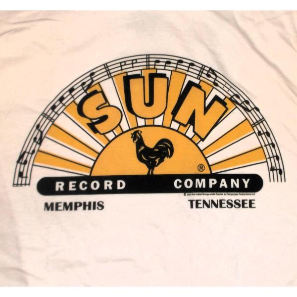 サン レコード Tシャツ Sun Record ナチュラル LOGO WITH OFFSET COL...