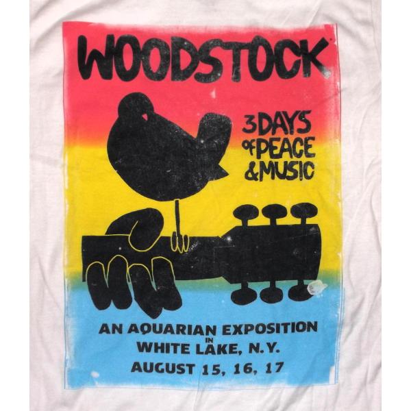 ウッドストック Tシャツ WOODSTOCK WHITE LAKE 正規品