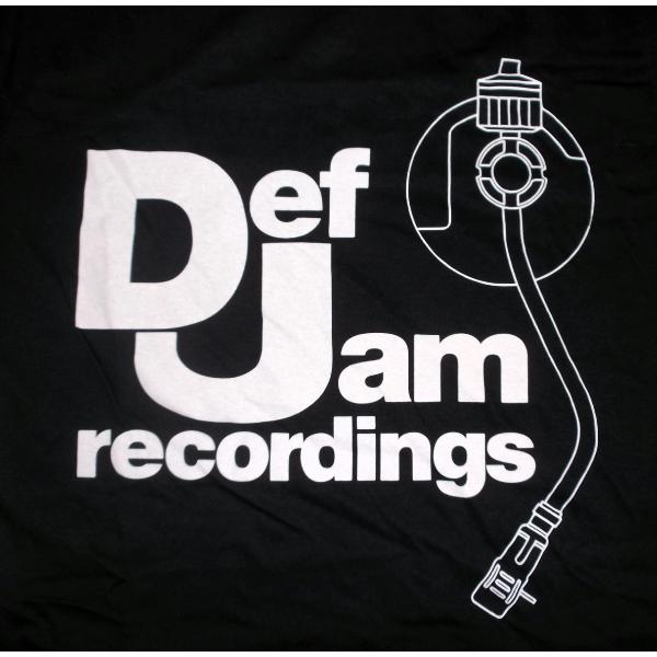 Def Jam Tシャツ デフ ジャム レコーディングス LOGO &amp; STYLUS 黒 正規品