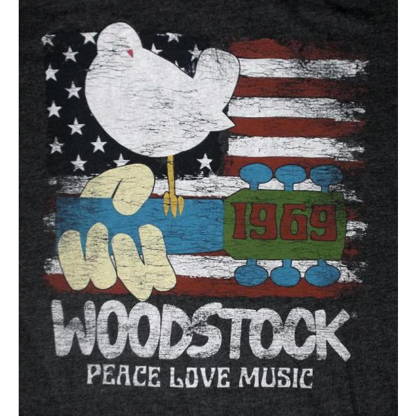 ウッドストック Tシャツ WOODSTOCK AMERICANA 正規品 ロックTシャツ バンドTシ...