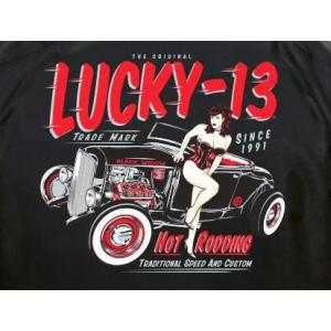 ラッキー13 Tシャツ LUCKY13 LOLA 黒