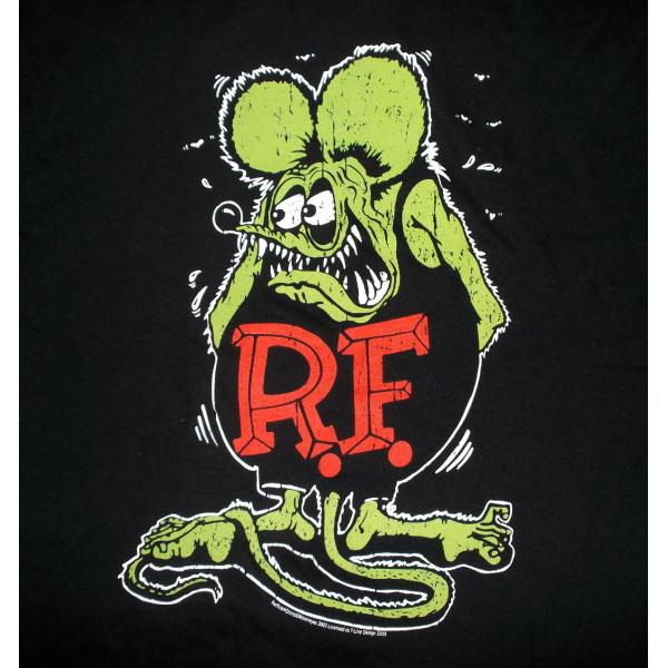 ラット フィンク Tシャツ Rat Fink USAカラー版 黒 正規品