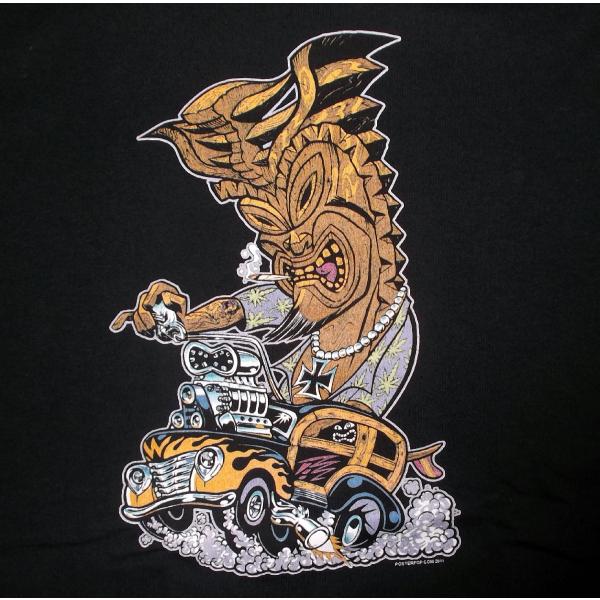ザ・ピッズ Tシャツ The PIZZ Hot Rod Tiki 正規品