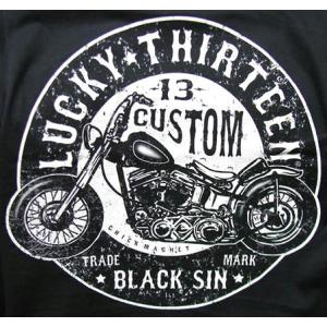 ラッキー13 Tシャツ LUCKY13 Black Sin 黒｜mumbles