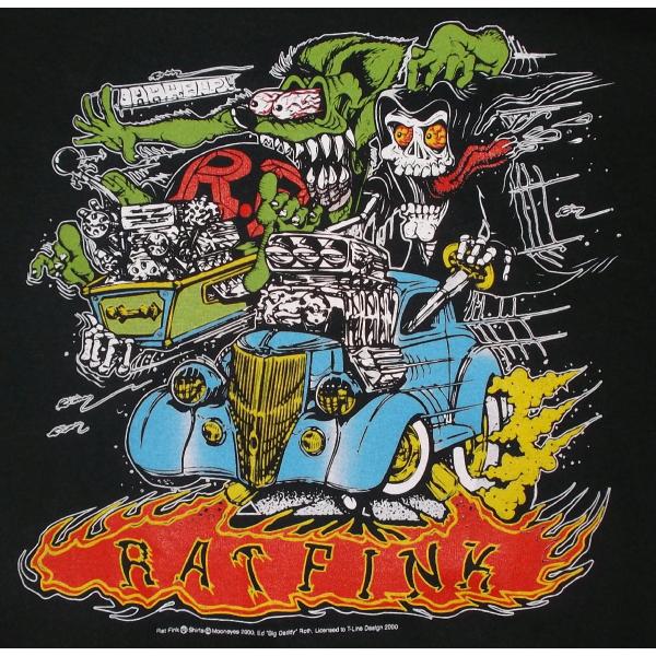 ラット フィンク Tシャツ Rat Fink Reeper 黒 正規品