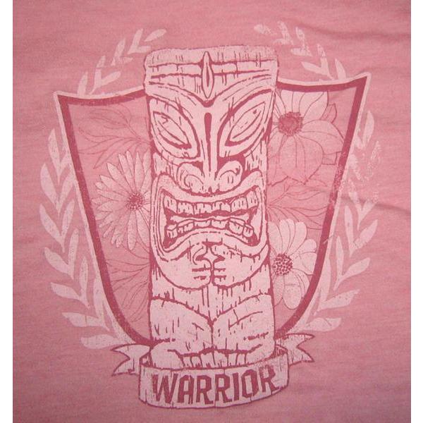 ティキ・ファーム Tiki Farm Ｔシャツ Ladys ピンク Warrior