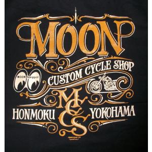 ムーンアイズ Tシャツ MOON Custom Cycle Shop (ムーン カスタム サイクル ショップ) MOONEYES 正規品