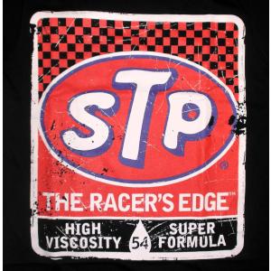 STP Tシャツ ラベル ブラック 正規品 モーター オイル カンパニー アメ車関連｜mumbles