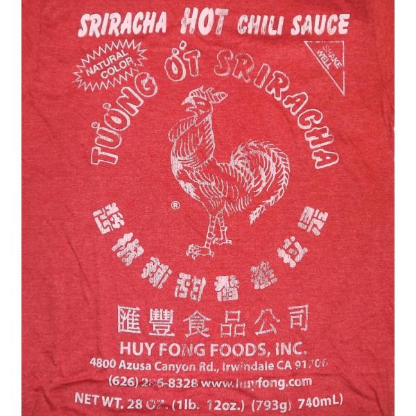 シラチャー ソース Tシャツ Sriracha Sauce 正規品 企業ロゴ スリラチャ ホット ソ...