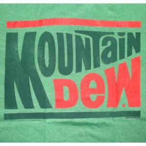 マウンテン デュー Tシャツ Mountain Dew 緑 正規品｜マンブルズ バンドTシャツ 通販
