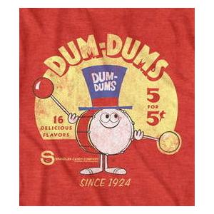 ダムダム Tシャツ Dum Dums DRUM MAN AD 正規品 ロリポップ キャンディー 企業...