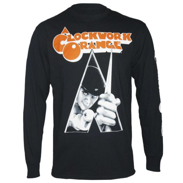 時計じかけのオレンジ 長袖 Tシャツ 黒 A Clock Work Orange ロンT 正規品 映...