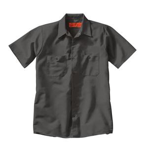 レッドキャップ RED KAP 00s ワークシャツ 長袖 珍品 ワッペン 企業物