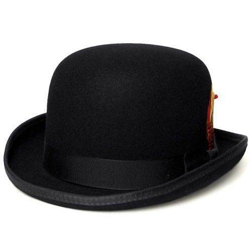 ニューヨーク ハット New York Hat Classic Derby 黒 ダービー ボーラー ...