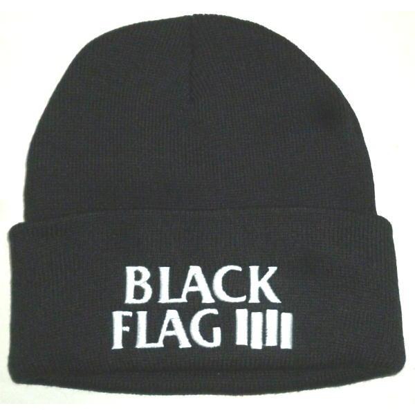 ブラック フラッグ ビーニー ニットキャップ Black Flag 正規品 ロックTシャツ関連 帽子