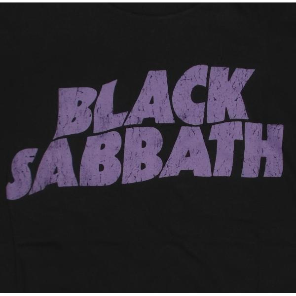 ブラック サバス Tシャツ Black Sabbath Wavy Logo 正規品 ロックTシャツ ...