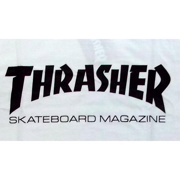 スラッシャー Tシャツ THRASHER ロゴ 白 正規品