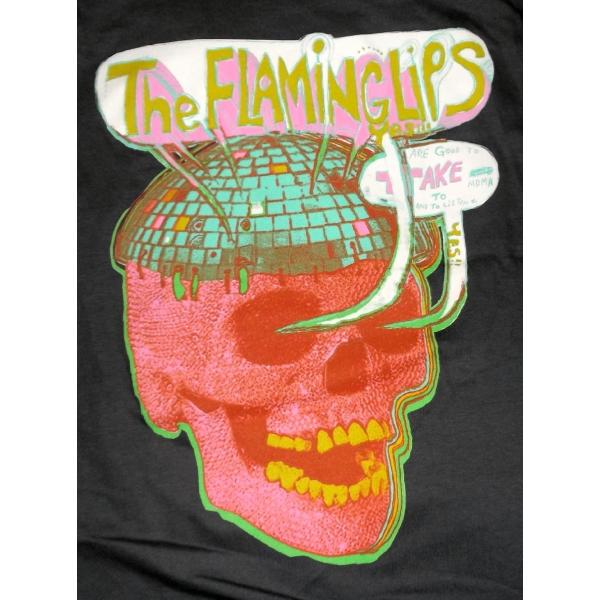 フレーミング リップス Tシャツ The FLAMING LIPS DISCO SKULL 正規品