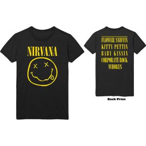 NIRVANA（ニルヴァーナ） Tシャツ NIRVANA SMILE UK 正規品 ロックT