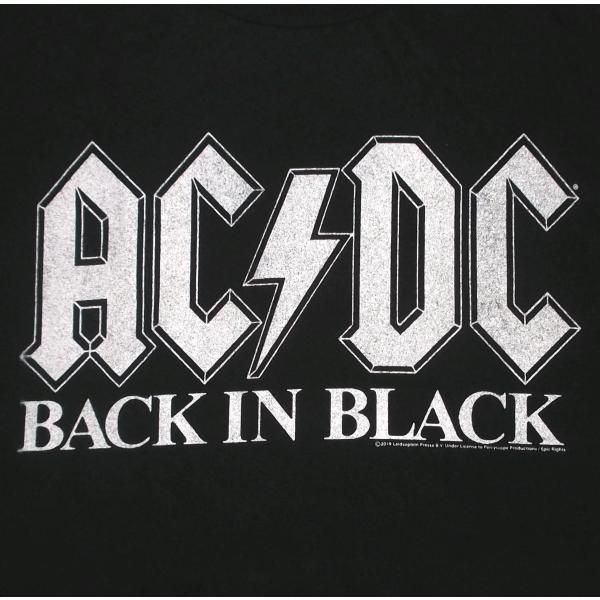 AC/DC エーシーディーシー Tシャツ Back in Black - 2 バック・イン・ブラック...