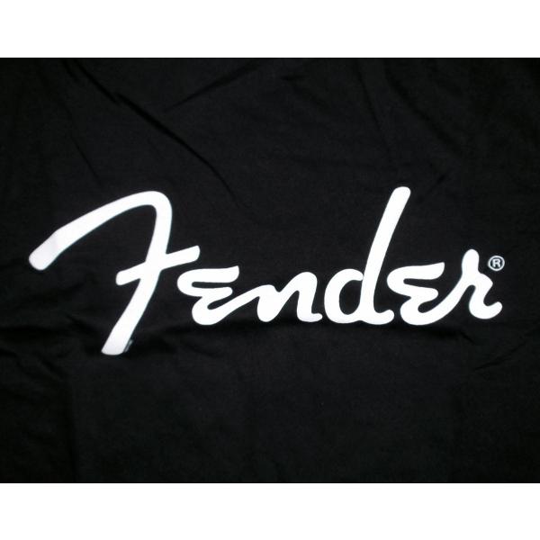 フェンダー Tシャツ ロゴ 黒 正規品 ギター Fender