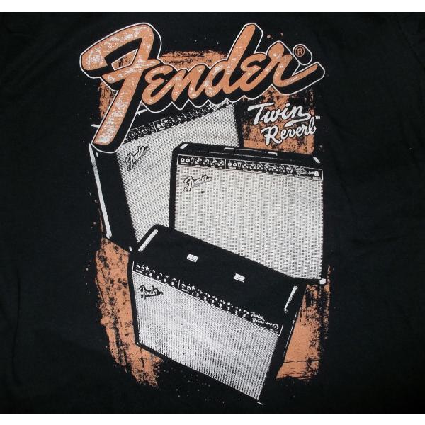 フェンダー Tシャツ Fender TWIN REVERB 正規品 ギター ロックTシャツ