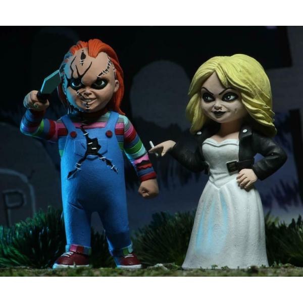 チャッキー + ティファニー 6inc フィギュア Toony Terrors - Bride of...