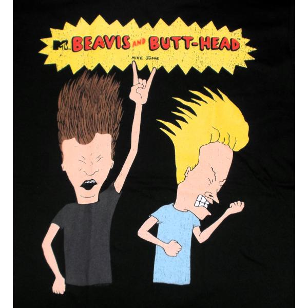 ビーバス アンド バットヘッド Tシャツ BEAVIS &amp; BUTT-HEAD ROCKIN OUT...