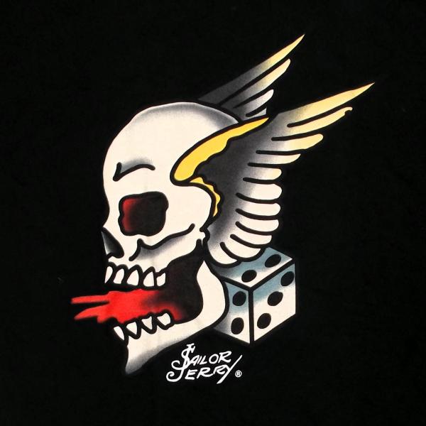 セーラー ジェリー Tシャツ Sailor Jerry Skull &amp; Dice 正規品