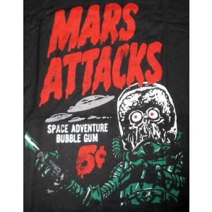 マーズ アタック Tシャツ Mars Attacks SPACE ADVENTURE 正規品 ティム・バートン 映画Tシャツ｜mumbles