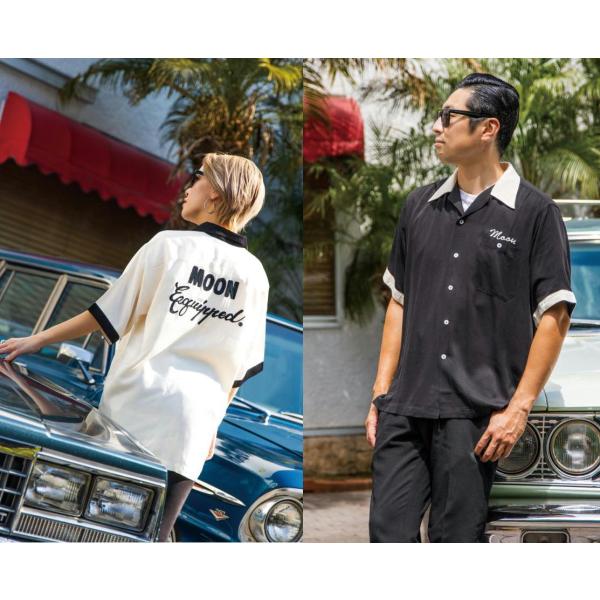 ムーンアイズ MOON Equipped ボーリング シャツ MOONEYES 正規品 ボウラー 半...