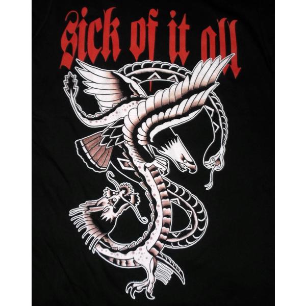 シック オブ イット オール Tシャツ Sick Of It All EAGLE 正規品 ロックTシ...