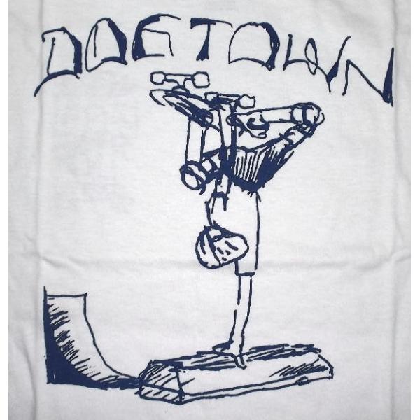 ドッグ タウン Tシャツ  Dog Town GONZ 白 正規品 SK8 関