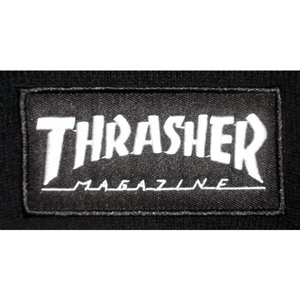 スラッシャー パッチ ビーニー ニットキャップ Thrasher 正規品 帽子