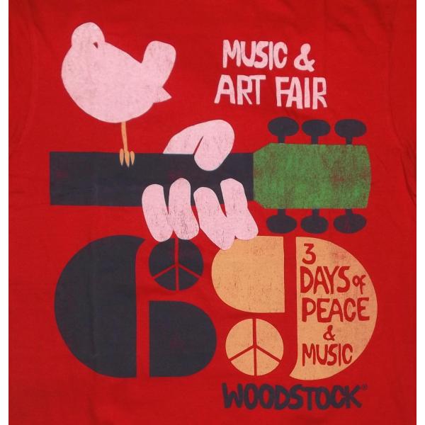 ウッドストック Tシャツ WOODSTOCK AMERICANA MUSIC AND ART FAI...
