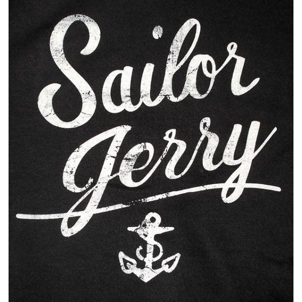 セーラー ジェリー Ladys パーカ Sailor Jerry Script 錨ロゴ