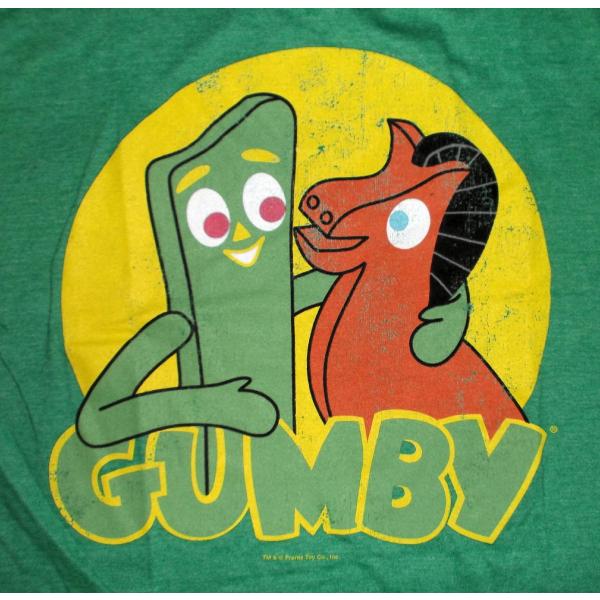 ガンビー Tシャツ GUMBY AND POKEY 正規品 アメキャラ キャラクター